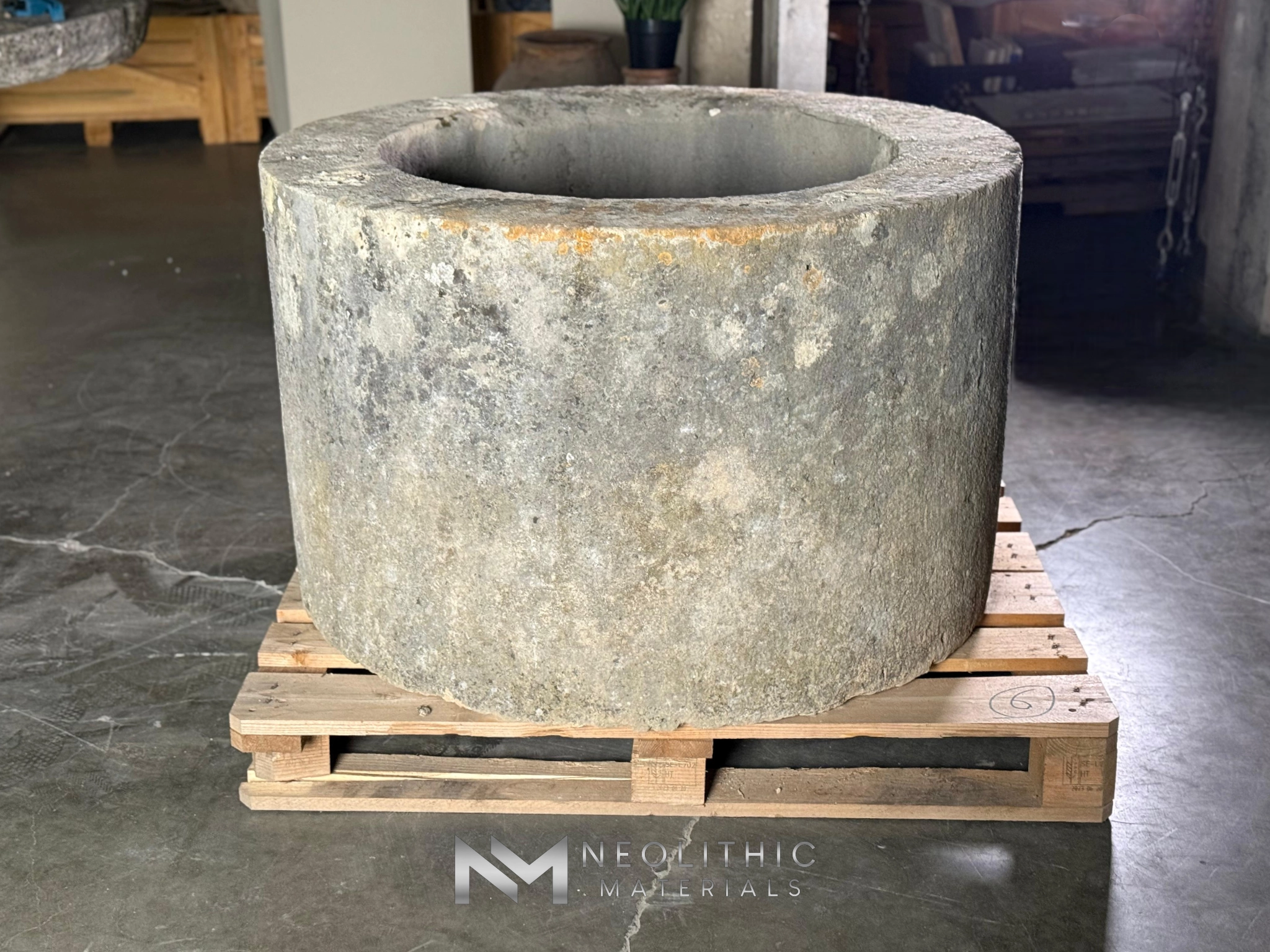 French Antique 19th Century Limestone Well - Image 1